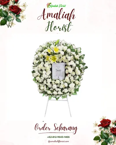 Krans Bunga Duka Cita yogyakarta